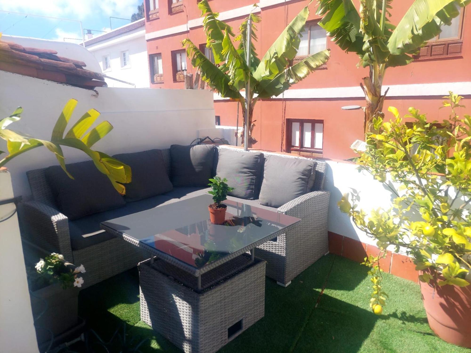 Agradable Casa Con Terraza Apartment ลาลากูนา ภายนอก รูปภาพ