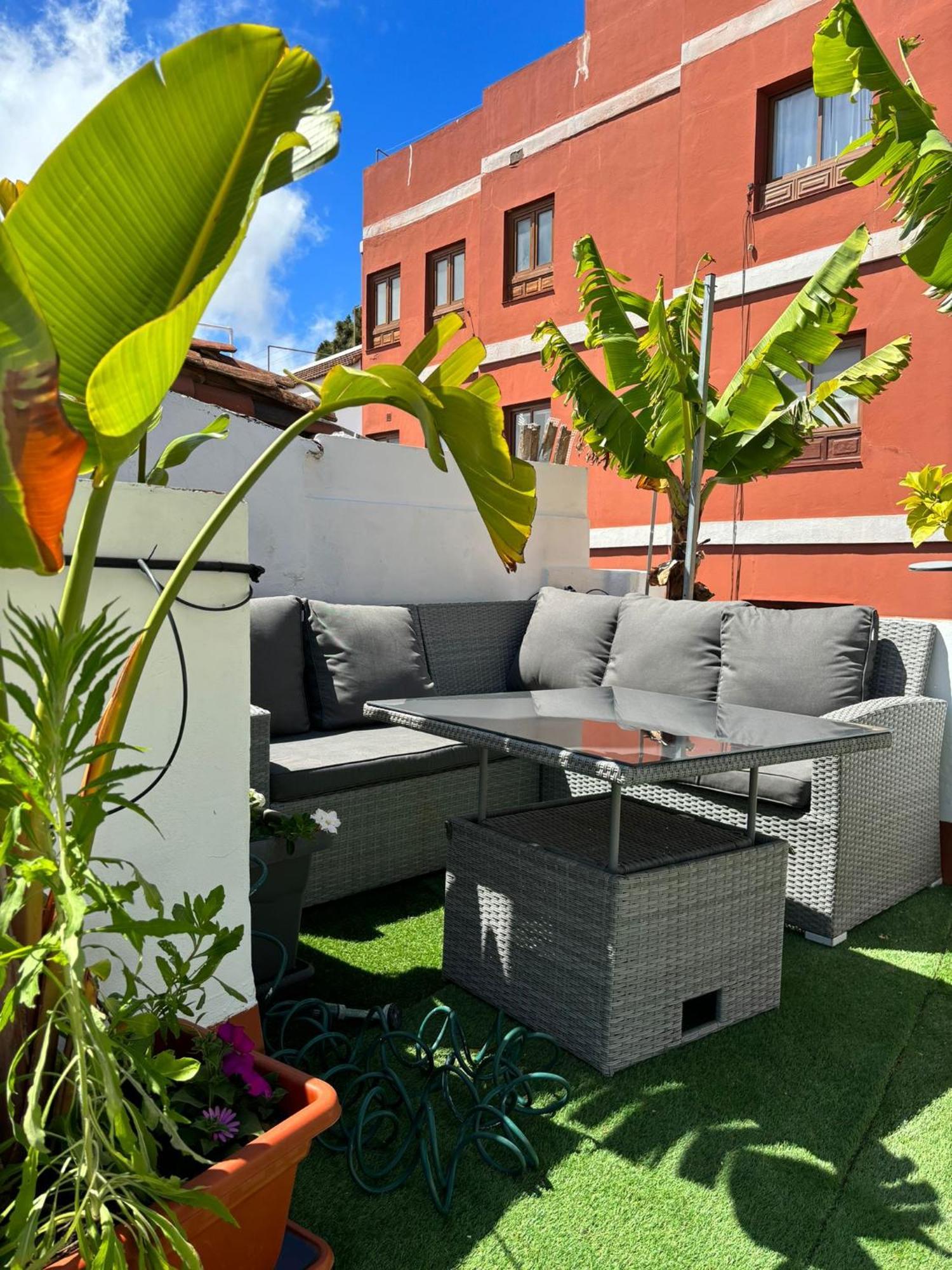 Agradable Casa Con Terraza Apartment ลาลากูนา ภายนอก รูปภาพ